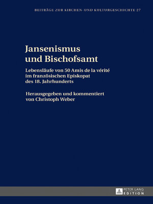 cover image of Jansenismus und Bischofsamt